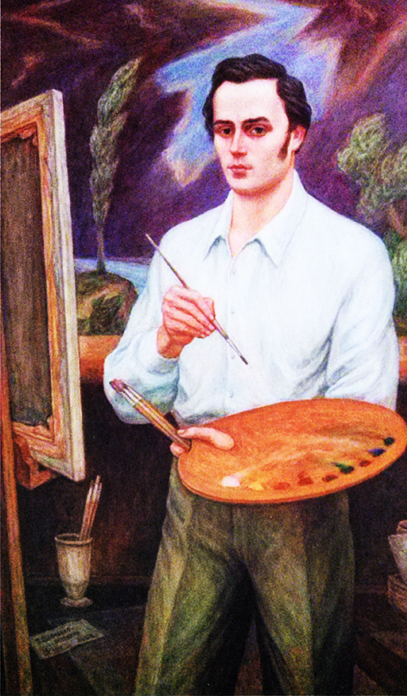 «Т. Шевченко у майстерні». 2015. Полотно, олія